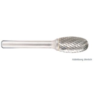 Hartmetallfräser, Form E Oval / Tropfen d1 9.6 mm, Schaftd. 6.0 mm Kreuzverzahnung Verkauf