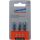 1/4" markierter Bit Pozidriv Nr 2 3er Pack L75 mm