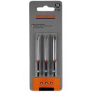 1/4" markierter Bit Phillips Nr 2 3er Pack L75 mm...