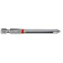 1/4" markierter Bit Phillips Nr 1. 3er Pack L75 mm...