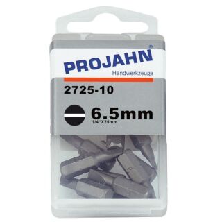 1/4" Bit Schlitz 6,5 x 1,2 mm 10er Pack L25 mm Verkauf