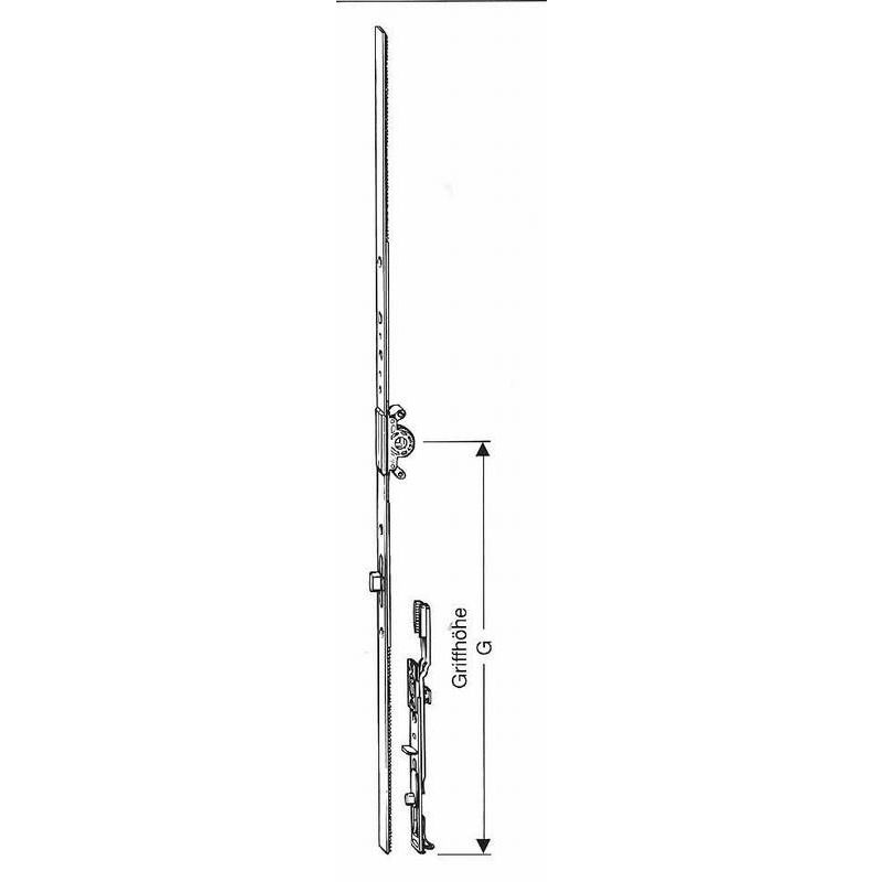 ROTO Centro 100 Getriebe variabel R610C20 R610A20 Gr. 1130 1001-1400 ...