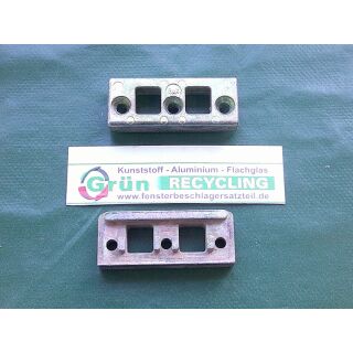 PAX Riegelblech Schließblech für Kantenriegel 50 x 20mm SchrankP317/7
