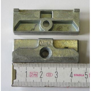 Meeth Schließblech 45 x17 mm, Riegelsteg 10 mm, RaumX542