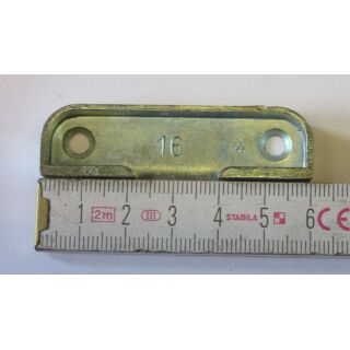 Schließblech 16 halbrund Druckguß 60x16x8mm FachVR4/128