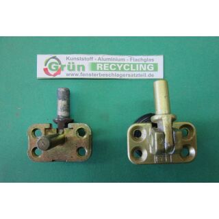 SIEGENIA Ecklager 38 x 23 mm, Haltezapfen 18 mm x 7 mm, Zapfen 19 x 8 mm, SchrankP287/6