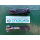 WINKHAUS Ecklager HPKV-7 75x15mm, Zapfen 25x7mm, 2 Haltezapfen 12x8mm, braun SchrankP357/1  Gebrauchtware