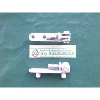 WINKHAUS Ecklager 75x15mm, Zapfen 20x8mm einstellbar, 2 Haltezapfen 12x8mm, weiss, FachVR4/060