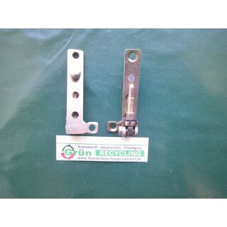 AUBI Ecklager EB283 72x26mm, Zapfenlänge 25mm, 1 Haltezapfen 8 x 8mm, rechts, gelb verzinkt, FachVR3/047