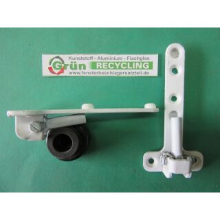 SCHÜCO Ecklager, 251592, 251594, 92x44mm, 2Haltezapfen 8x3mm, Zapfen 7x24mm SchrankP094/7