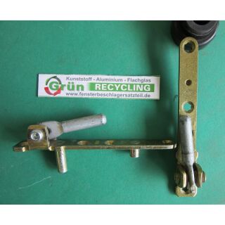 ROTO Ecklager 116 x 15mm, Zapfen 30 x 8mm, Haltezapfen 18+7 x 7mm SchrankP286/5