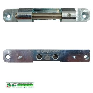 MACO Axerlager Scherenlager W20764, 99 x 15 mm, 2 Haltezapfen 3 x 3 mm, inklusive Scherenstift Nachbau hell verzinkt FachVR5/044