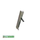 MACO Eckband W22680 G22681 W21962 g21963 92 x 11 mm, Falz 9 mm, 2 Haltezapfen 9 und 23 x 5 mm, weiß FachP2520