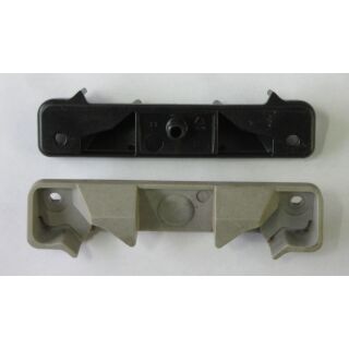 Kippschließblech Kunststoff  118x21x11mm schwarz Nachdruck