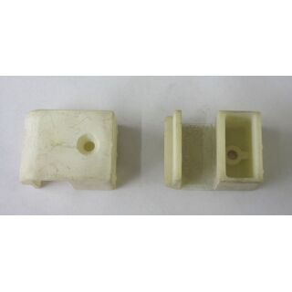 Helmitin Schließblech Kunststoff 40x30x20mm weiß P-435/2 NACHDRUCK