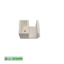 Helmitin Schließblech Kunststoff 40x30x20mm weiß P-435/2 NACHDRUCK