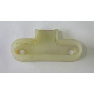 Schließblech Kunststoff rund IDE 69x32x10mm weiß FachP4614