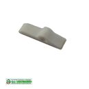 Schließblech Kunststoff 49x13x11mm weiß...