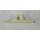Schließblech Kunststoff 43x12x8mm weiß SchrankP389/4