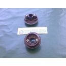 SCHÜCO Rosette braun 8019 für Steckgriff braun SchrankP319/7