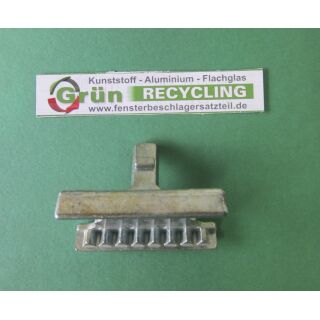 NOTTER Zahnstange / Mitnehmer für Fenstergriff gleichlaufend 26mm Schwalbenschwanz SchrankP321/7