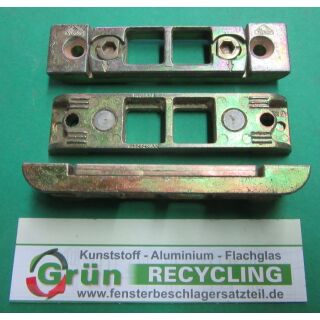 ROTO Riegelblech Schließblech für Kantenriegel R605B78 zum einlassen 77 x 18mm FachP3736 + SchrankP160/8