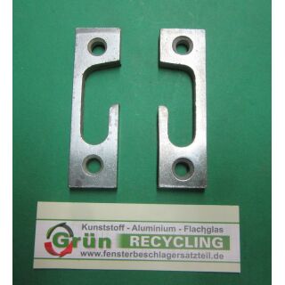 Schließblech kantig für Kantengetriebe 20 x 70 mm SchrankP301/1