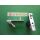 Ecklager silber, 73x14mm, Haltezapfen 8x12 mm , Zapfen 8x20mm SchrankP294/1
