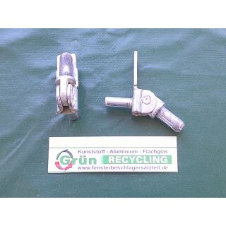 Ecklager 42x15mm, Zapfen 20x8mm, Haltezapfen 18x7mm, silber, FachVR4/081