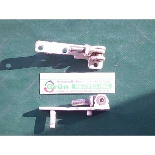 Ecklager, 76x26mm, 2 Haltezapfen 19 & 6 x 6mm, Zapfen 20x6mm, rechts SchrankP286/7