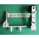 Ecklager 81x18mm, Zapfen 35x6,5mm, 2 Haltezapfen 15x6mm,...
