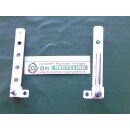 WINKHAUS Ecklager EL.K. 6-3-16 , 90x23mm, Zapfen 40x6mm, Haltezapfen 16x6mm, weiß, Rechts SchrankP289/1