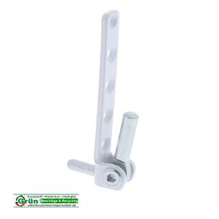 WINKHAUS Ecklager ESV 6-3-16 , 90x12mm, Zapfen 25x7mm, Haltezapfen 16x6mm, weiß Gebrauchtware FachVR4/067