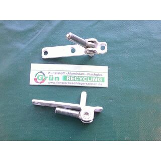 WINKHAUS Ecklager, 73x12mm, 2 Haltezapfen 16 & 4 x 6mm, Zapfen 23x7mm, weiß FachVR4/097