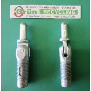 Ecklager, 47 x 13,5 mm, Haltezapfen zum Einschrauben 29 x 13,5 mm, Zapfen 19 x 8 mm, SchrankP292/4