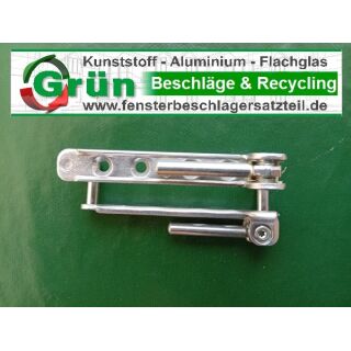 GU Ecklager 6-28742 9-37813, Gr. 22, 97 x15mm, 2 Haltezapfen 22 x 6 mm, Zapfen 38 x 6mm FachP4845