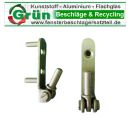Ecklager 74 x 14 mm, 2 Haltezapfen 20 x 6,5 mm, Zapfen 23...