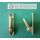 Ecklager, 65 x 14 mm, Zapfen 25 x 7 mm, 2 Schraublöcher SchrankP293/6
