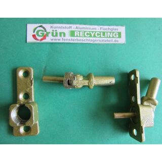 Maco * Ecklager, 55 x 13 mm, breite unten 21 mm. Haltezapfen 18 x 5 mm, Zapfen 19 x 8 mm, Haltezapfen zum herausschrauben, SchrankP245/3