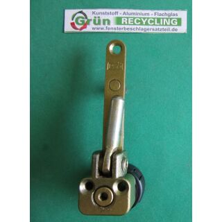 SIEGENIA Ecklager 102 x 13 mm, breite unten 28 mm, Haltezapfen 16 x 7mm, Zapfen 30 x 8 mm, SchrankP352/4