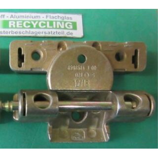 ROTO Centro E5 Axerlager Scherenlager Holzfenster 6596564300, 12/18, 72 x 15,5 mm, mit Topf 26 mm, gelb verzinkt, FachVR1/1139