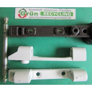 WINKHAUS Axerlager Scherenlager, 96 x 14 mm, 1 Haltezapfen 5 x 10 mm, Lagerstift 88 mm, weiß, braun, FachC5/5