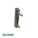 SIEGENIA-AUBI Eckband KF46 / KF70, 69 x 12 mm, 2 Haltezapfen 17 und 21 x 6 mm, SchrankP283/8