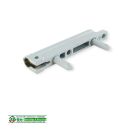 WINKHAUS Eckband FK-F19-6/21, 90 x 11 mm, Falz 9 mm, 2 Haltezapfen 20 x 6 mm, weiß, mit Flügeldrehbremse Gebrauchtware FachVR4/019