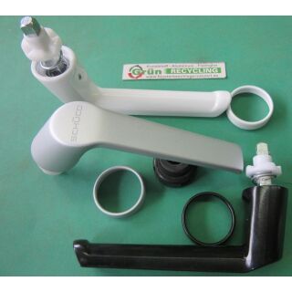 SCHÜCO Steckgriff Fenstergriff Metall 234007 weiß FachP3093