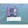 Helmitin Eckband 60 x 18 mm, Falz 13 mm, 2 Haltezapfen 25 x 6 mm, braun, FachVR4/090