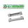 MACO Multi Matic Axerlager Scherenlager G21913 W21914, 78 x 15,5 mm, 2 Haltezapfen 7 x 3 mm, Lagerstift 72 mm, Weiß FachP5190