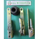 ROTO Ecklager mit 2 Haltezapfen 95 x 15 mm, 2 Haltezapfen...