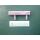 WINKHAUS Eckband FLKA20-6-20, 85 x11 mm, Falz 9 mm, 2 Haltezapfen 20 x 6 mm, Hell verzinkt SchrankP283/5