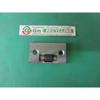 Auflauf mit Rolle 30x50 mm mit 2 Anschraublöcher